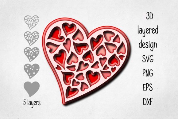 3D Layered Heart Cut File: A Strategic Tool for Intentional Design and Meaningful Output