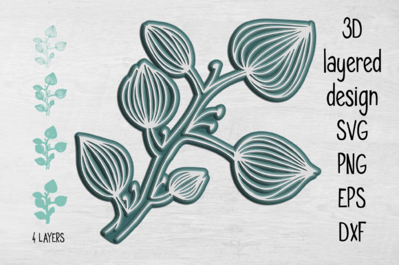3D Layered Spring Buds: Where Botanical Detail Meets Dimensional Design