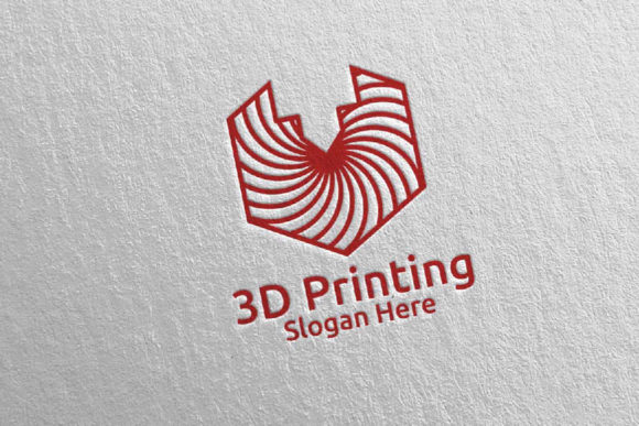 3D Printing Company Logo Design 54: A Thoughtful Choice for Modern Brand Identity