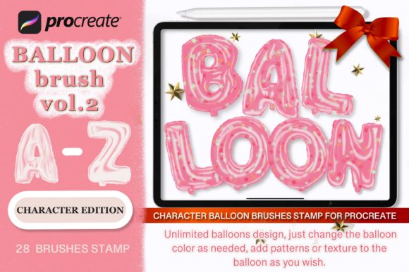 Balloon Stamp Brush for Procreate Vol.2