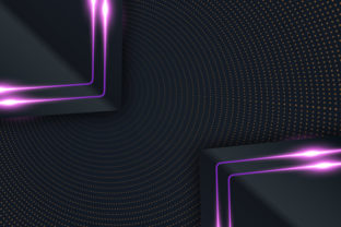 Black Paper Cut Background with Violet: A Bold Design Choice for Real Projects