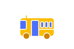 Blue and Yellow - Bus: A Practical Tool for Visual Clarity and Everyday Coordination