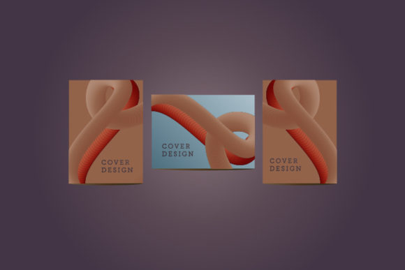 Cover Design Abstract 3D Background