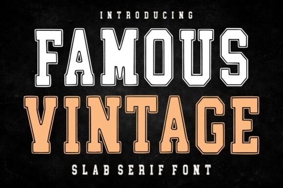Famous Vintage: A Curated Resource for Timeless Typography and Design Inspiration