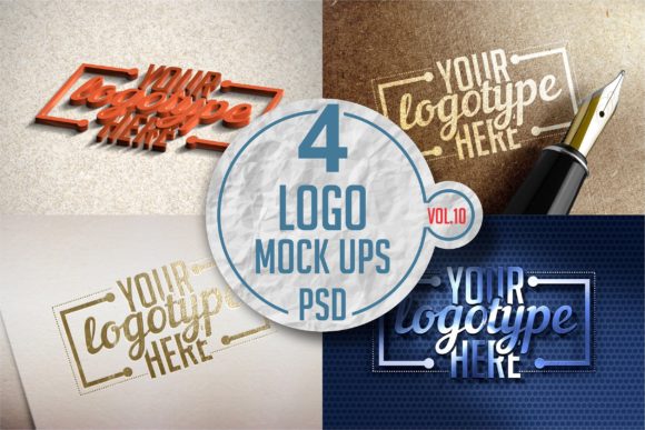 Logo Mock-up Pack: Realistic Brand Presentations