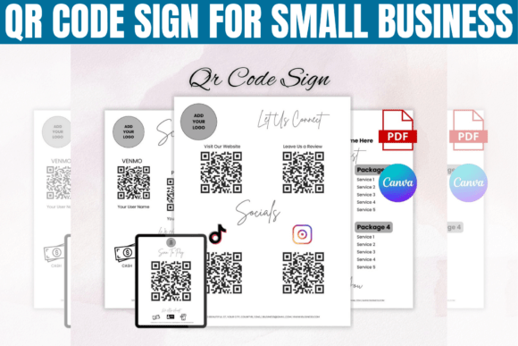 QR Code Sign for Small Business