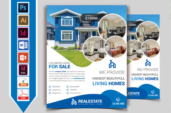 Real Estate Flyer Template Vol-07: A Flexible, Print-Ready Tool for Property Marketing